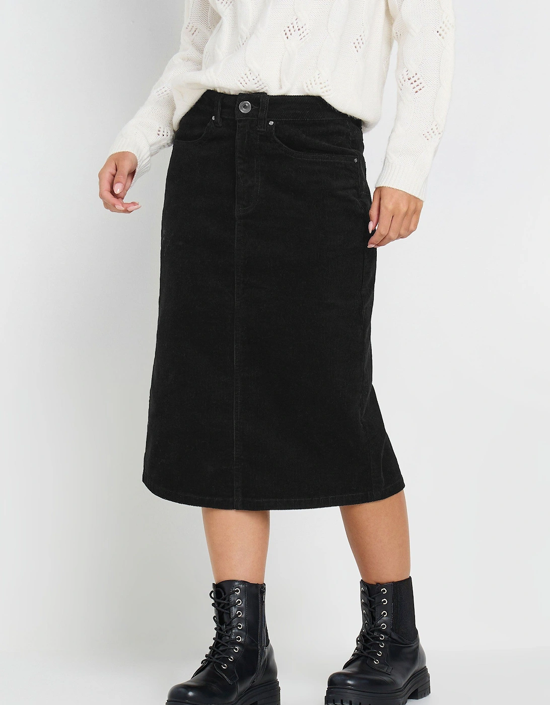 Petite Cord Midi Skirt, 2 of 1