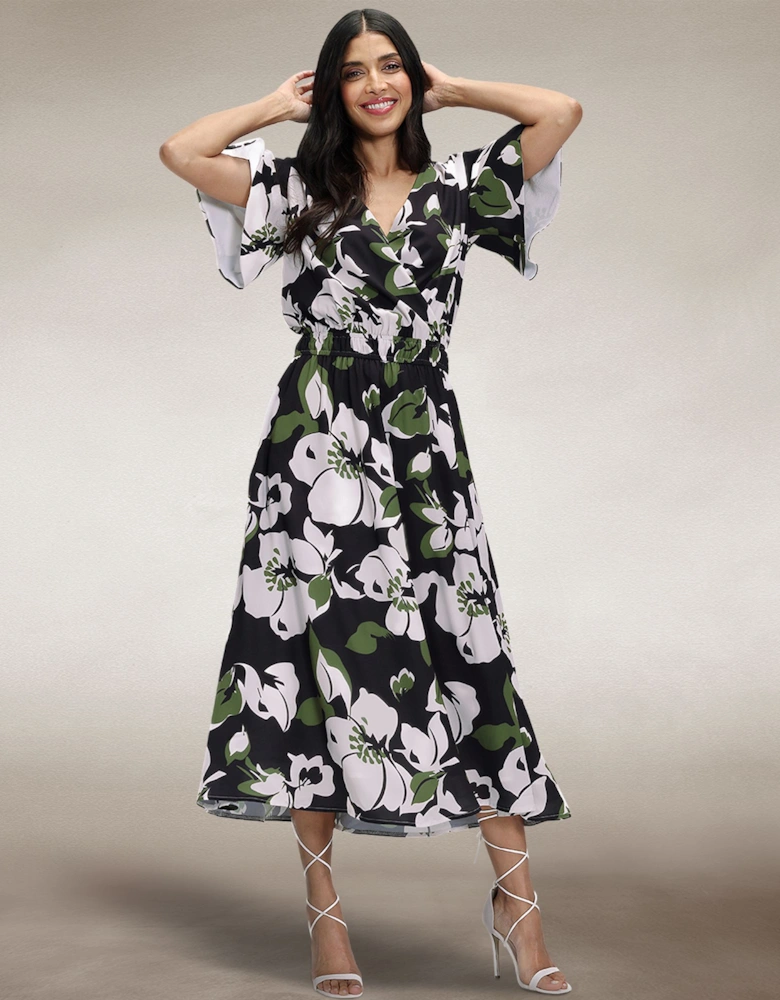 Chiffon Midi Dress