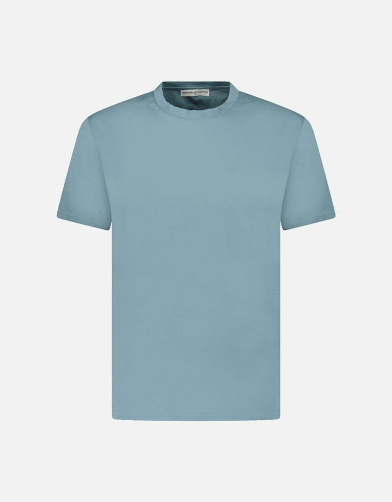 Plain Label Mercerized Cotton T-Shirt Teal
