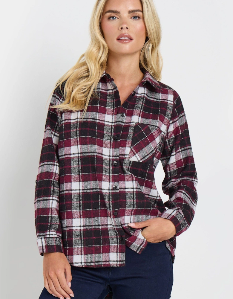 Petite Check Skirt
