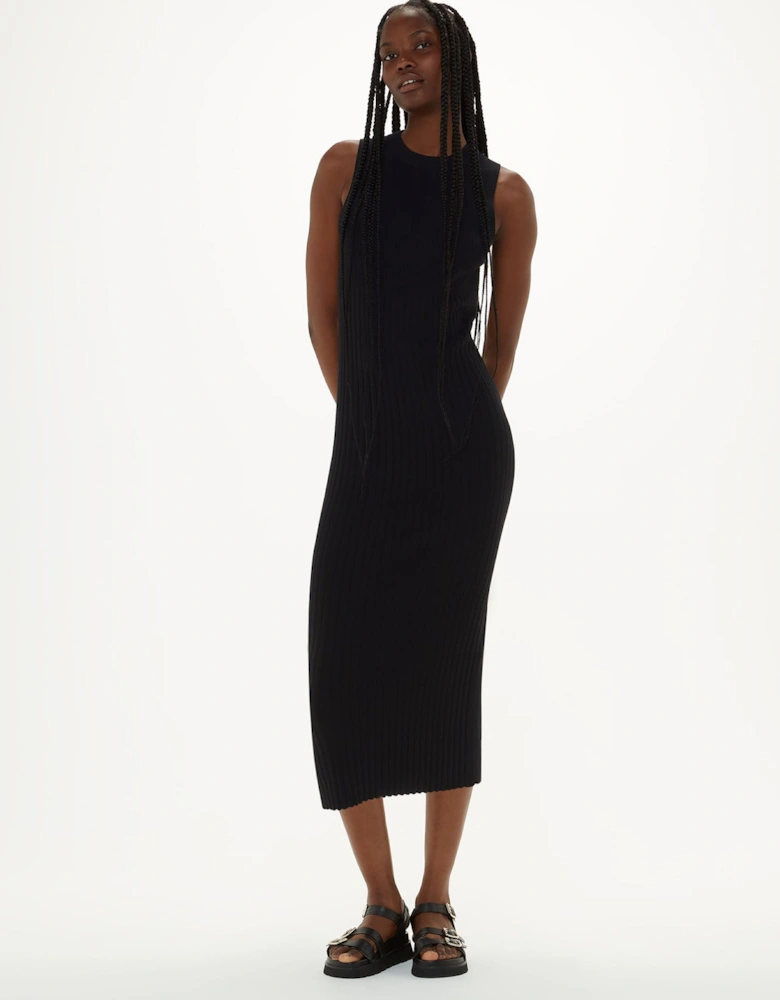 Ida Rib Detail Knit Dress