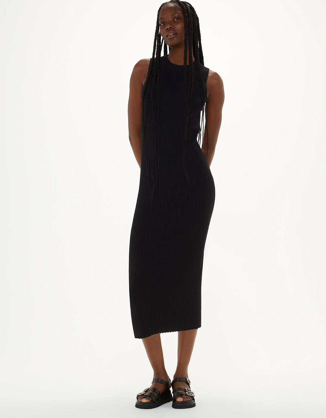 Ida Rib Detail Knit Dress, 2 of 1