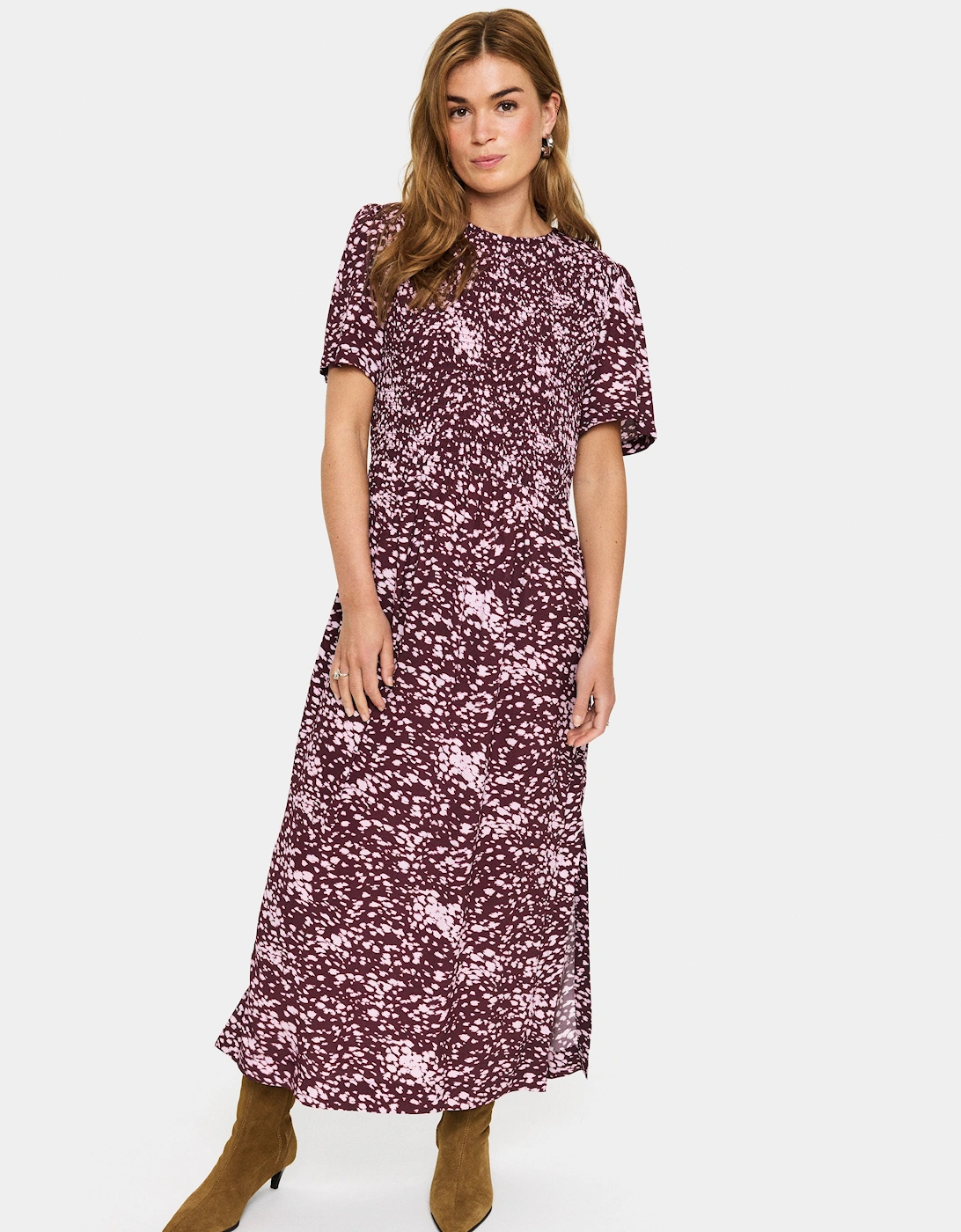 MalikaSZ Spotty Animal Print Dress Animal Print, 2 of 1