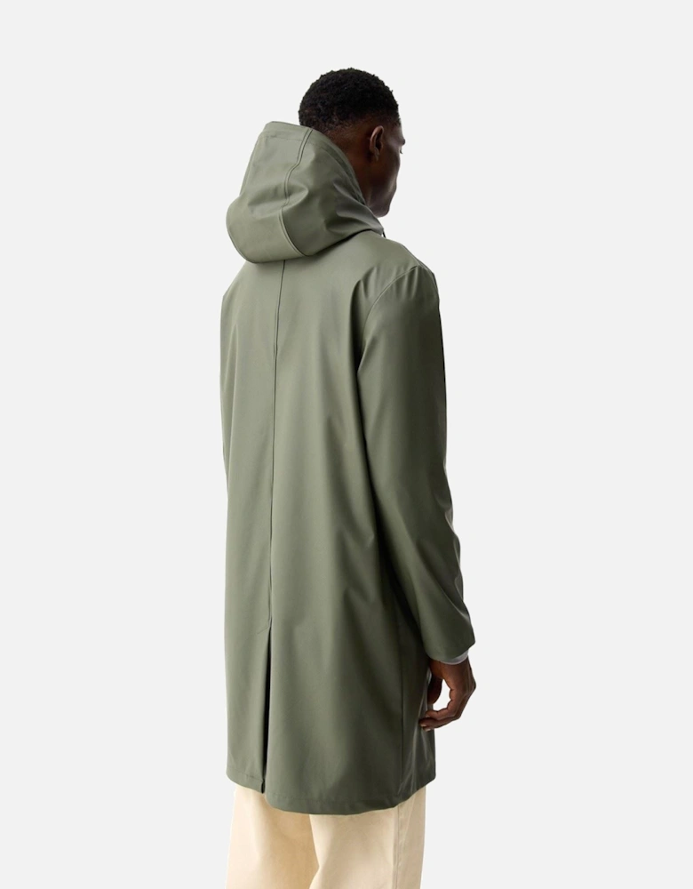Andrea PU Rain Coat Unisex Adults Green Rain Coat
