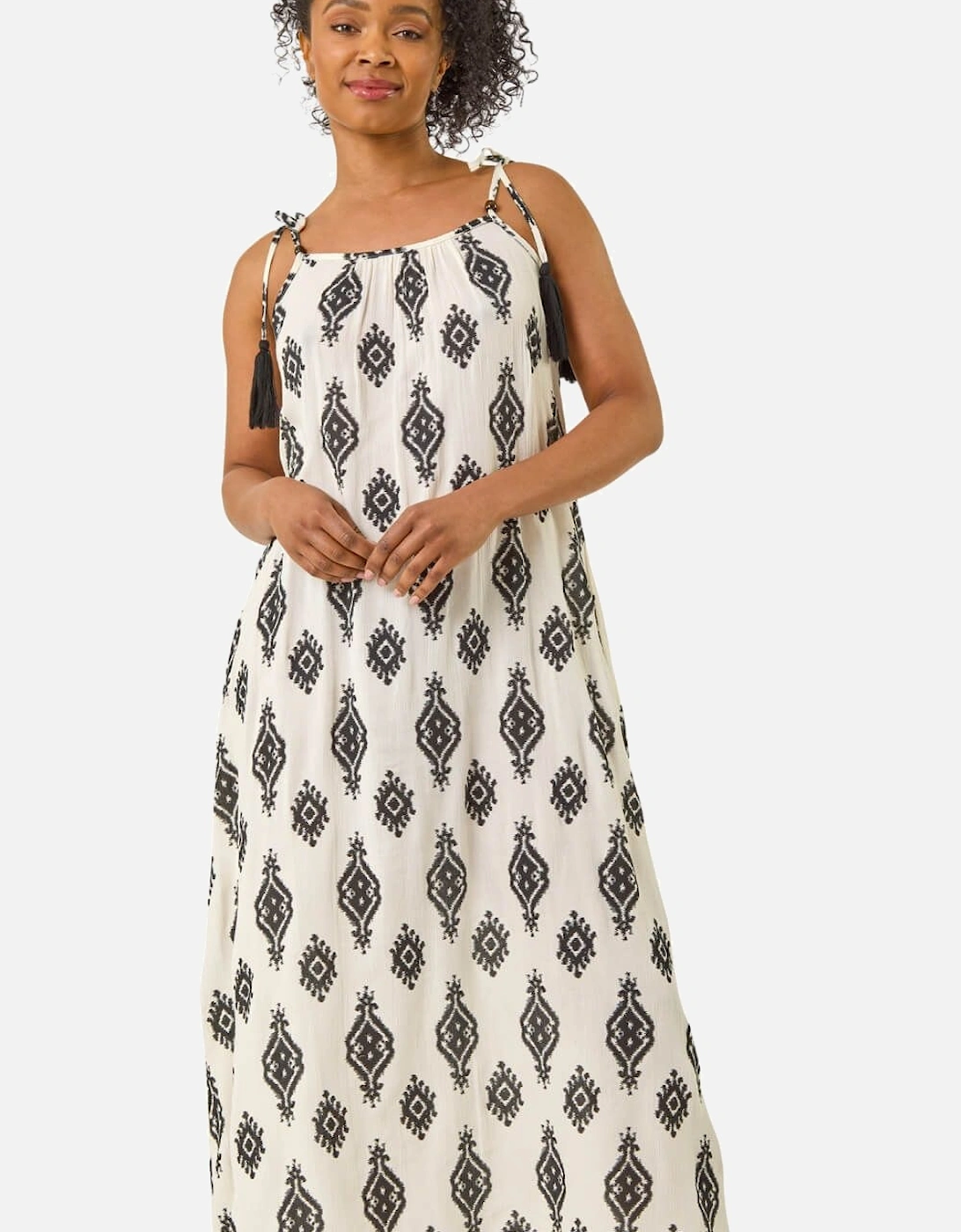 Petite Aztec Print Midi Dress, 2 of 1