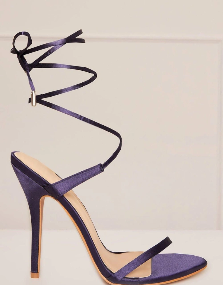 High Heel Lace Up Sandal