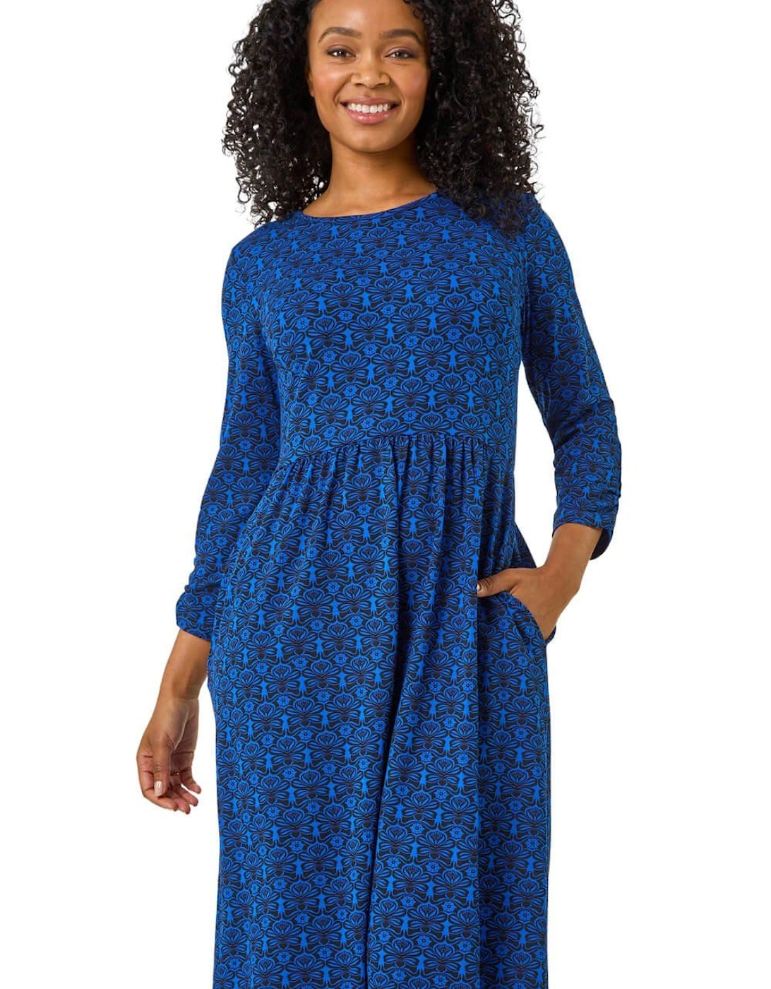 Petite Paisley Print Pocket Dress, 2 of 1