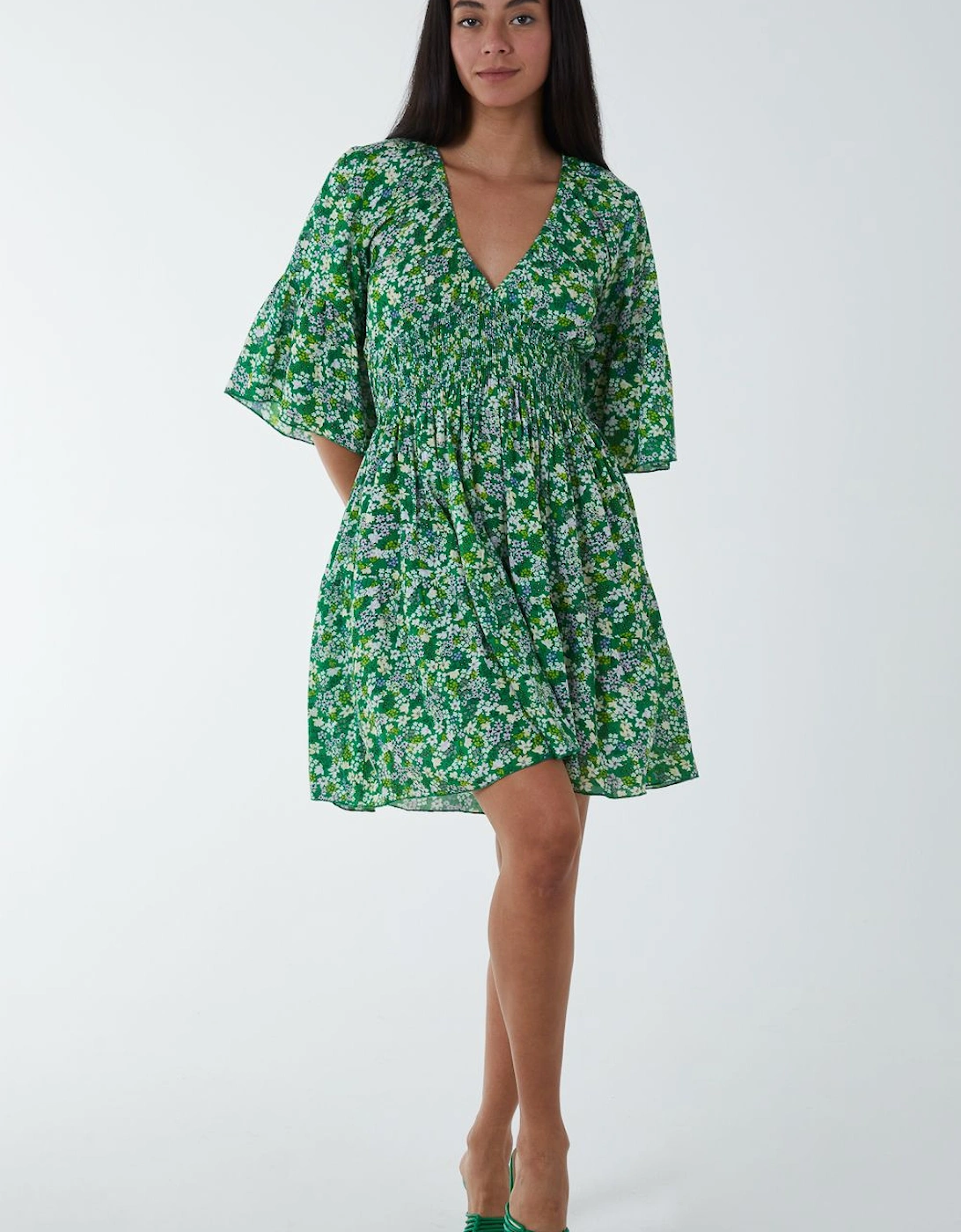 Shirred Bust Dress, 2 of 1