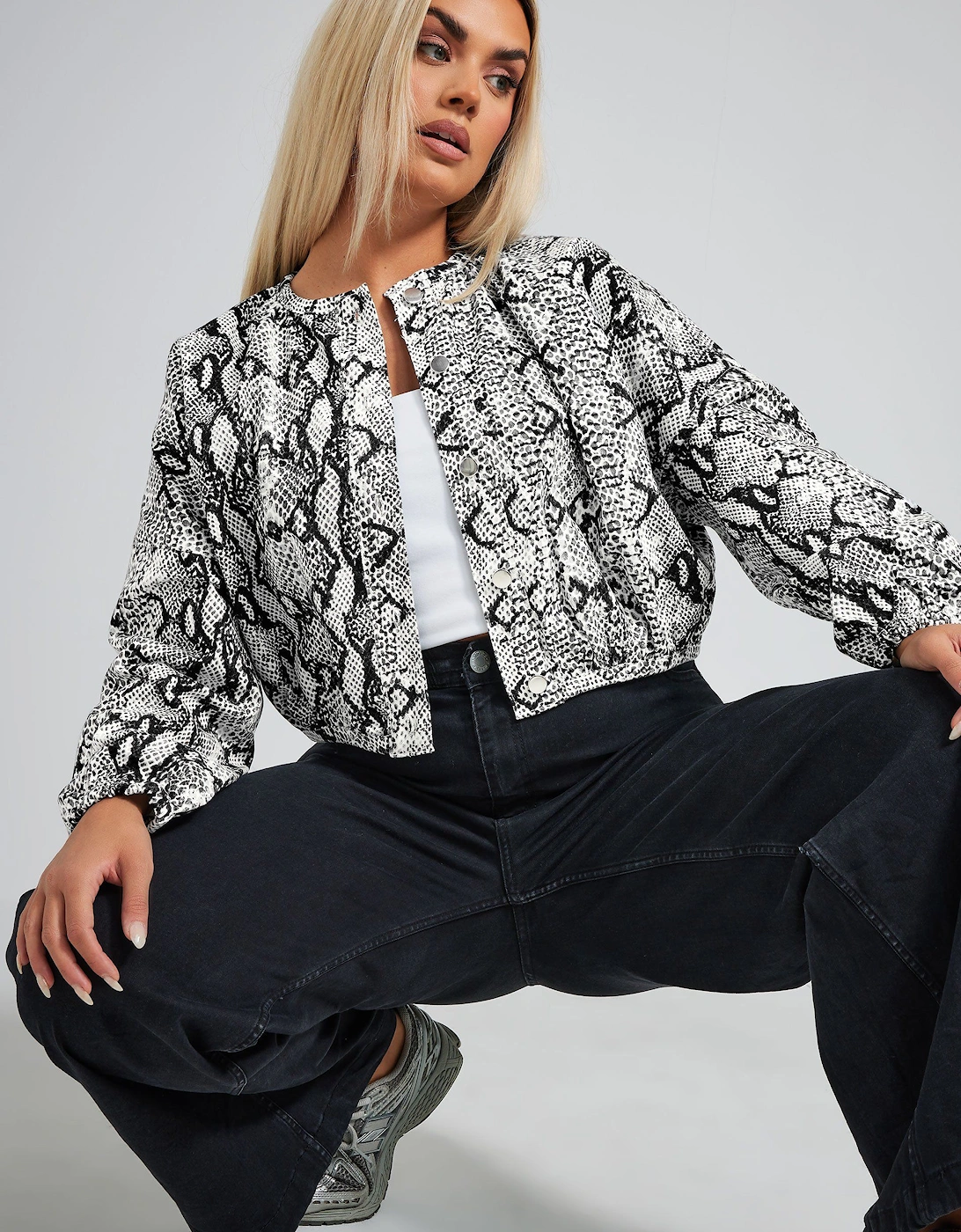 Cropped Denim Jacket, 2 of 1