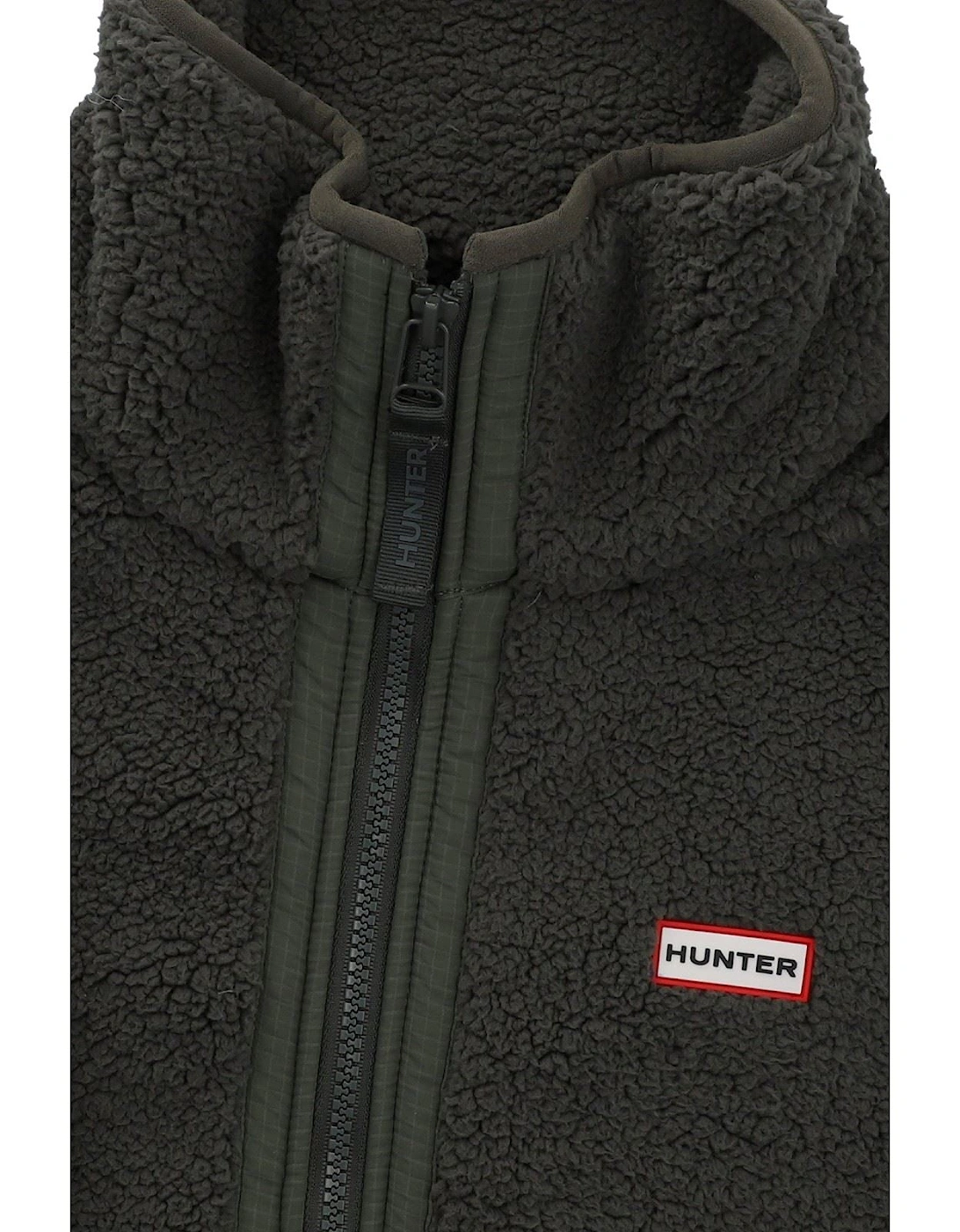 Tiorga 1/4 Zip Borg Fleece Polyester Men's Green Zip Neck Pullovers