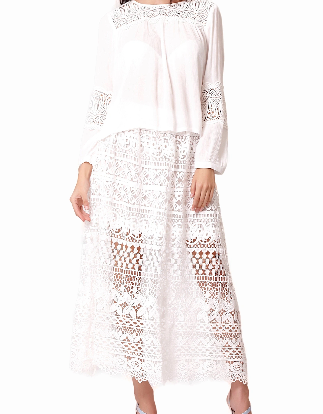 Maxi Lace Skirt, 2 of 1