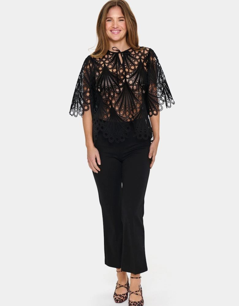 JilliannaSZ Scalloped Edge Lace Blouse Lace