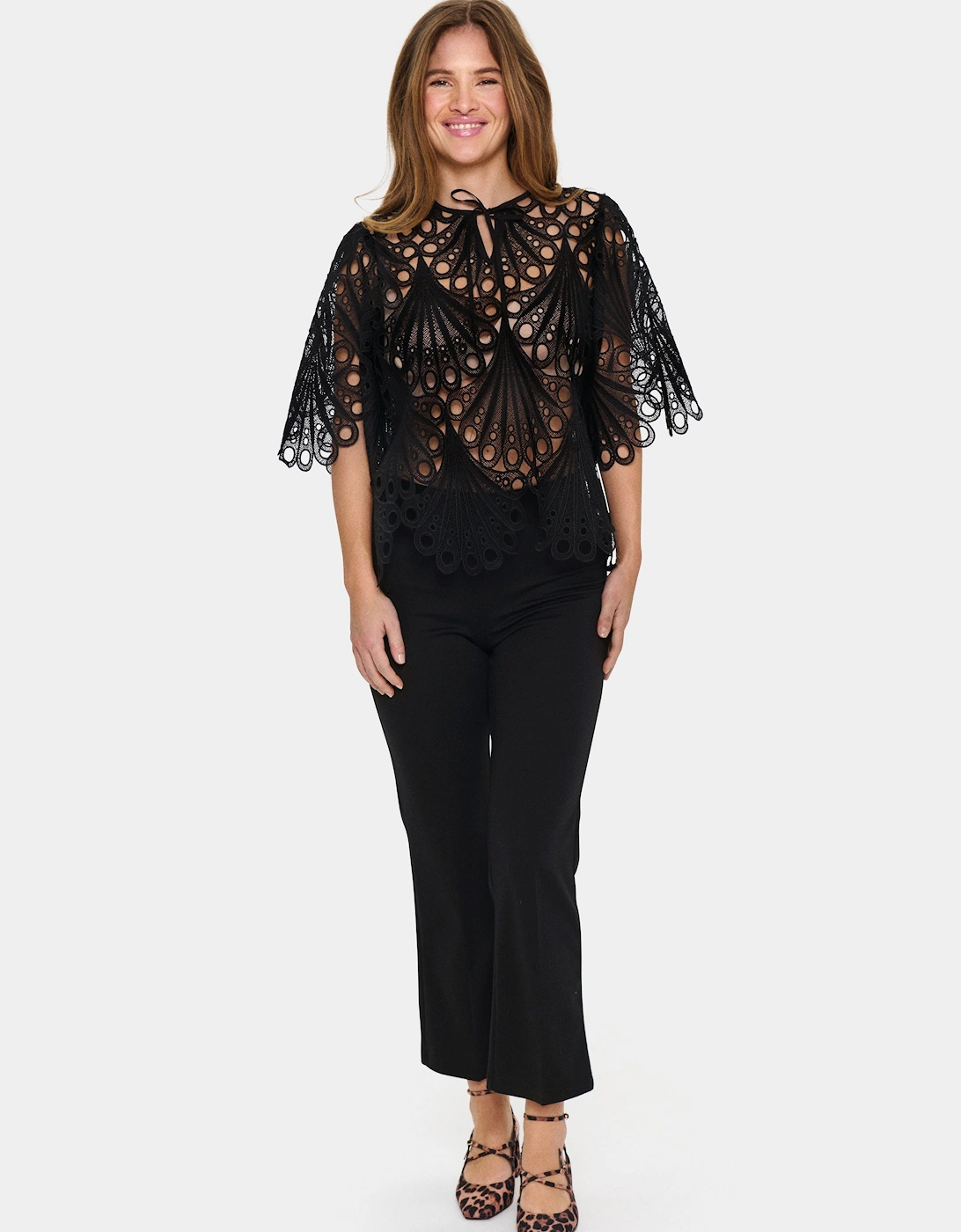 JilliannaSZ Scalloped Edge Lace Blouse Lace, 2 of 1