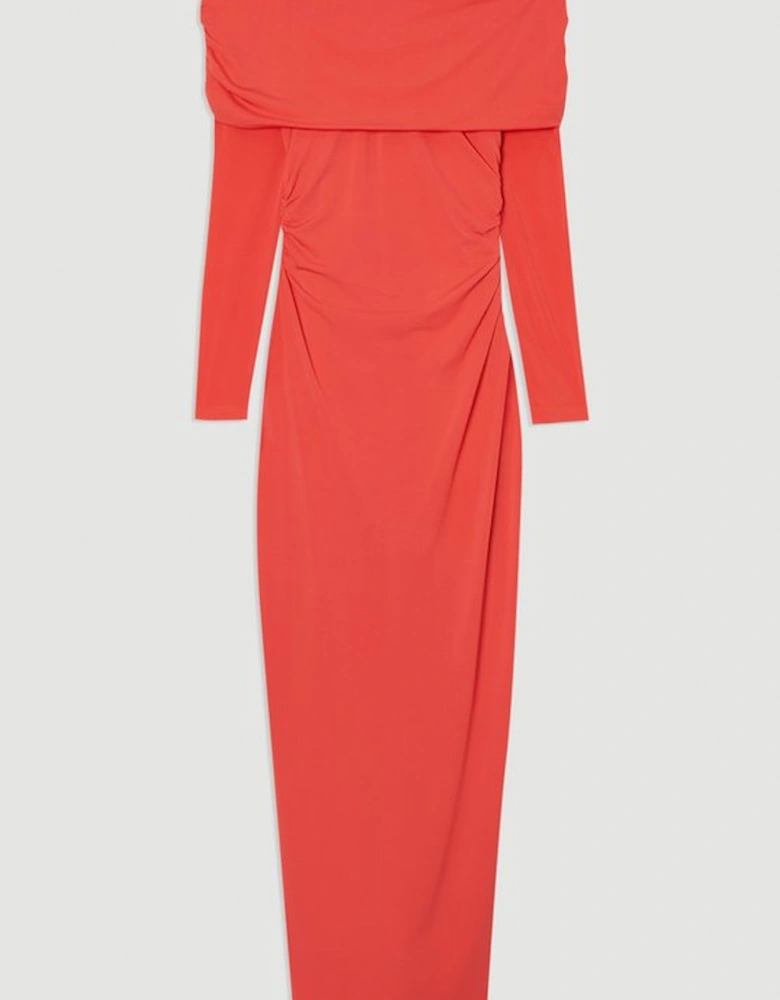 Bardot Drapey Midi Dress