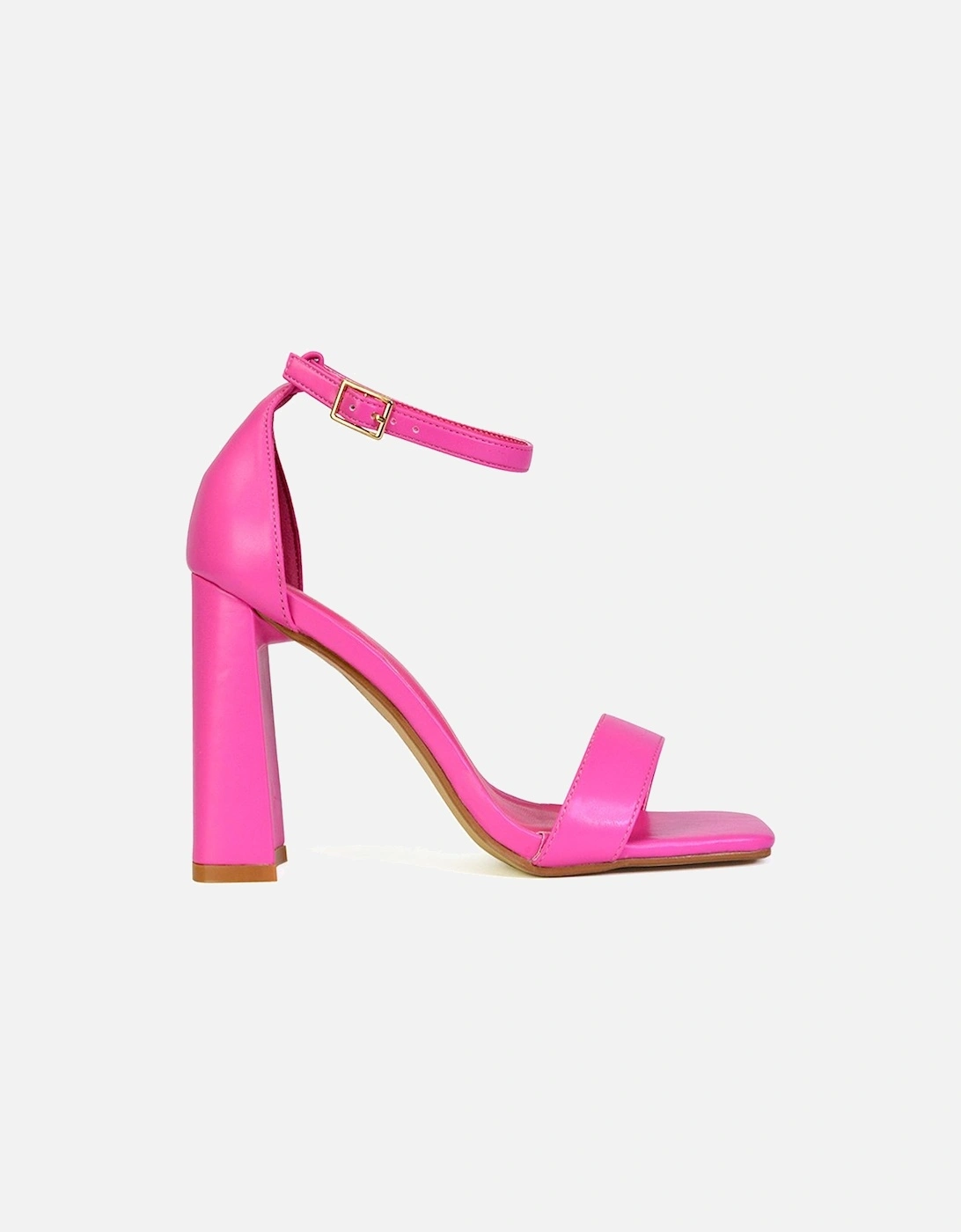 'Kamryn' Ankle Strap Square Toe Block High Heel Sandals, 2 of 1