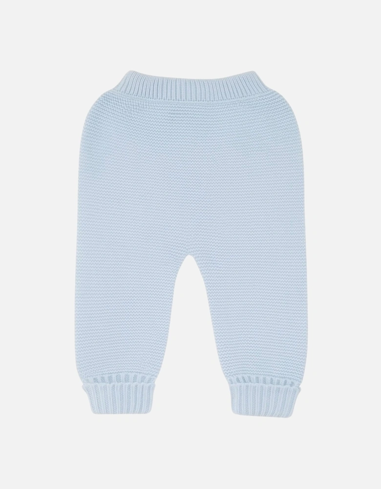 Powder Blue Knit Trousers