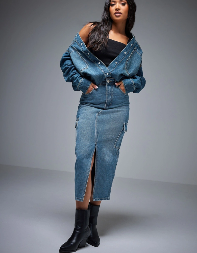 Cargo Midi Skirt