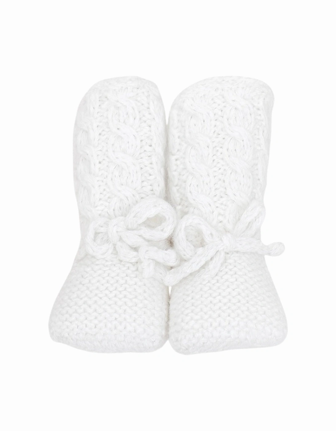 Ivory Knit Booties, 3 of 2