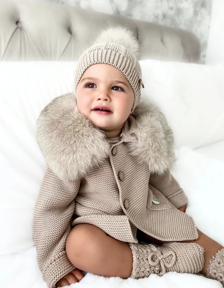 Camel Knit Booties