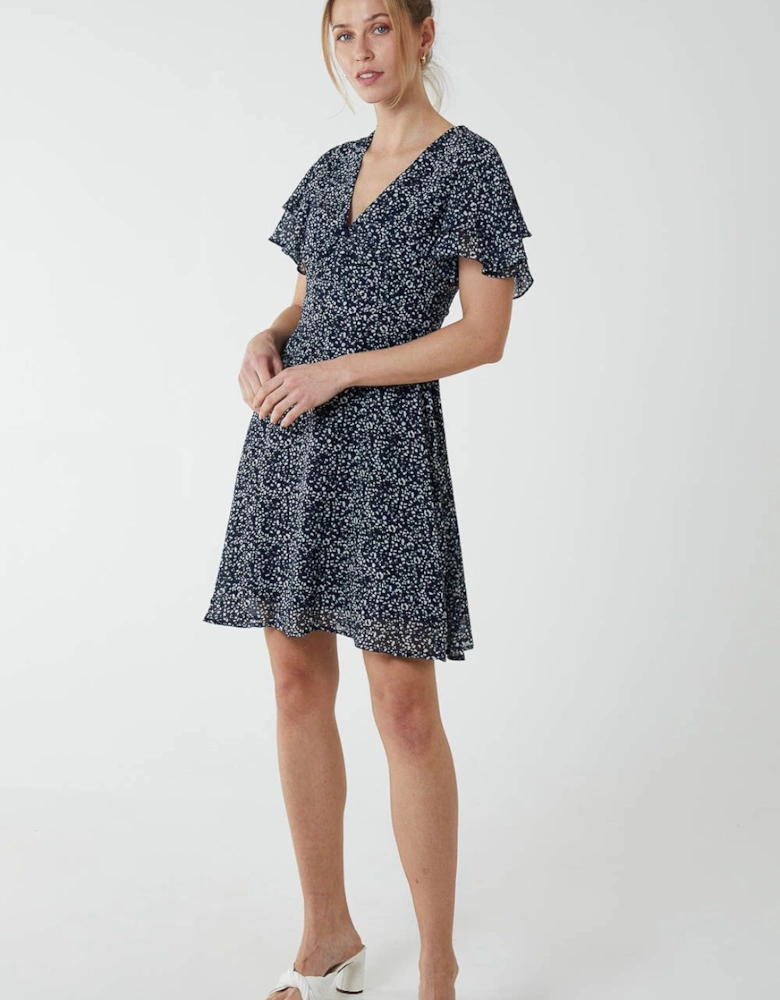 Knot Front Mini Dress