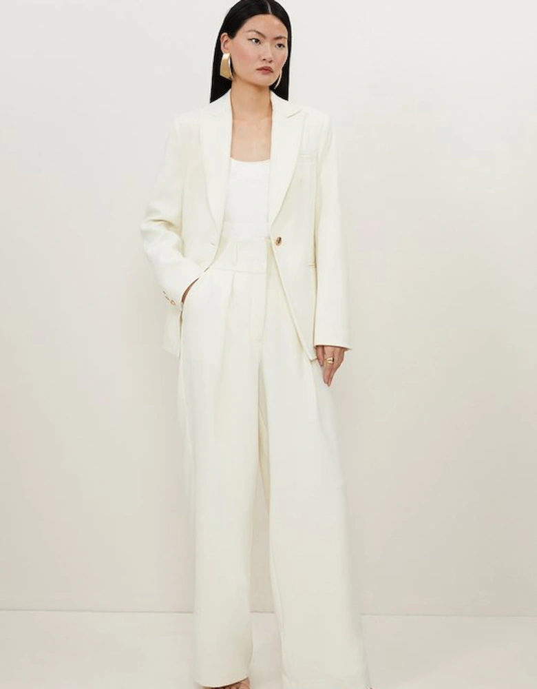 Tall Compact Stretch Single Breasted Tailored Blazer