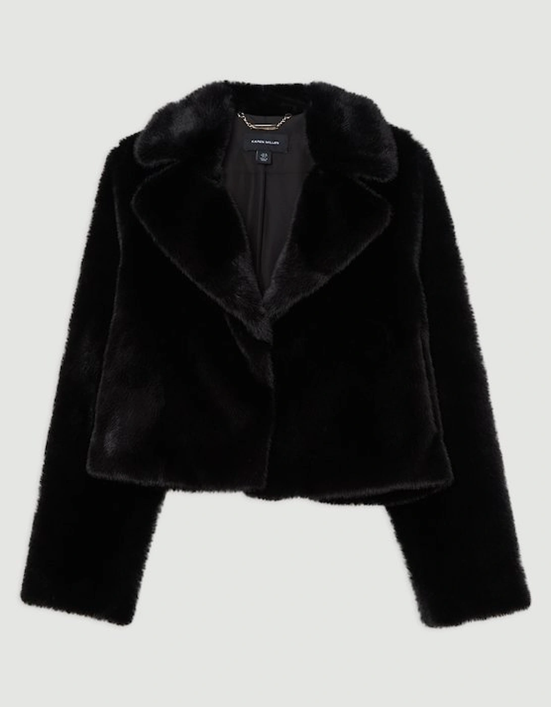 Faux Fur Cropped Jacket