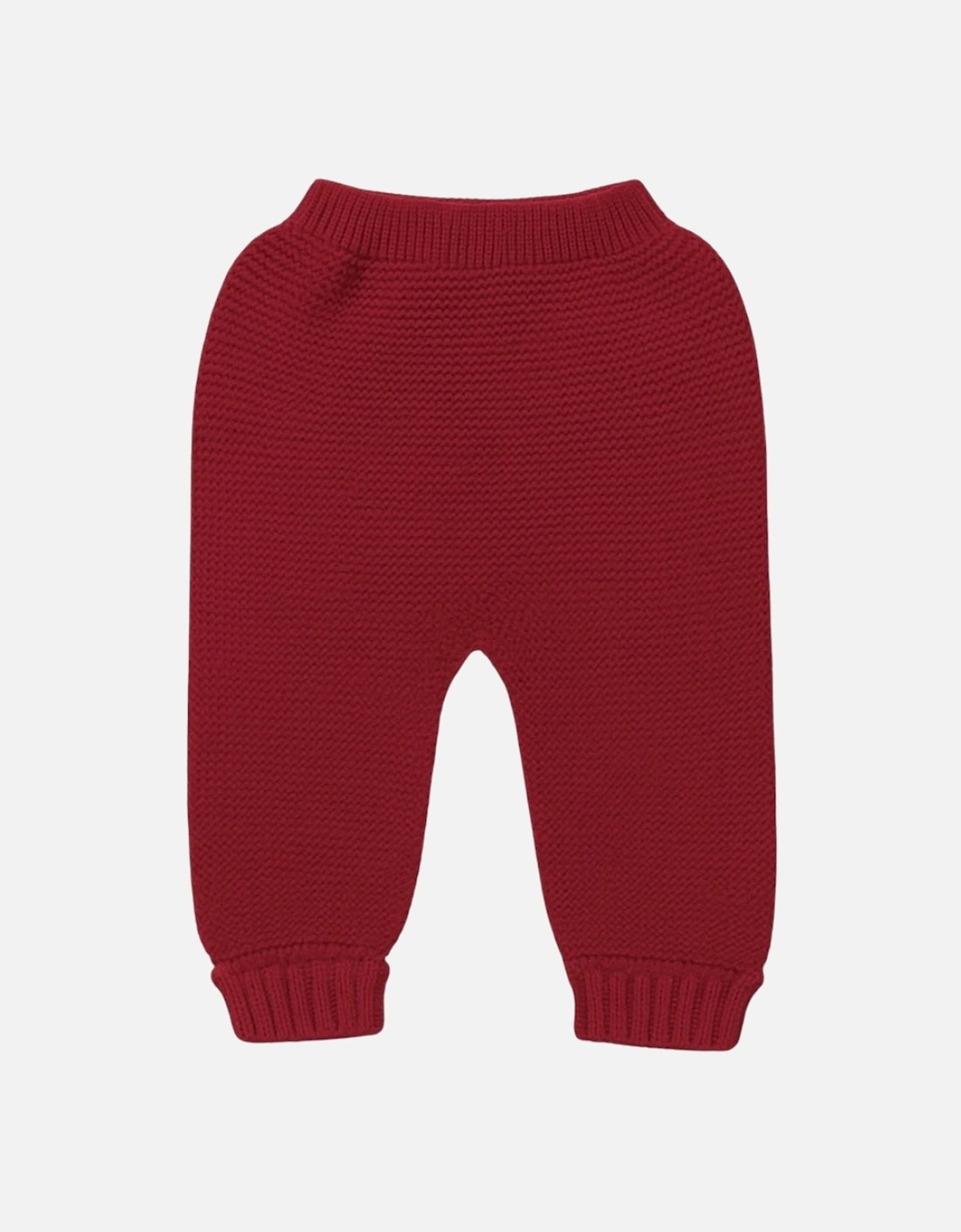 Dark Red Knit Trousers, 3 of 2