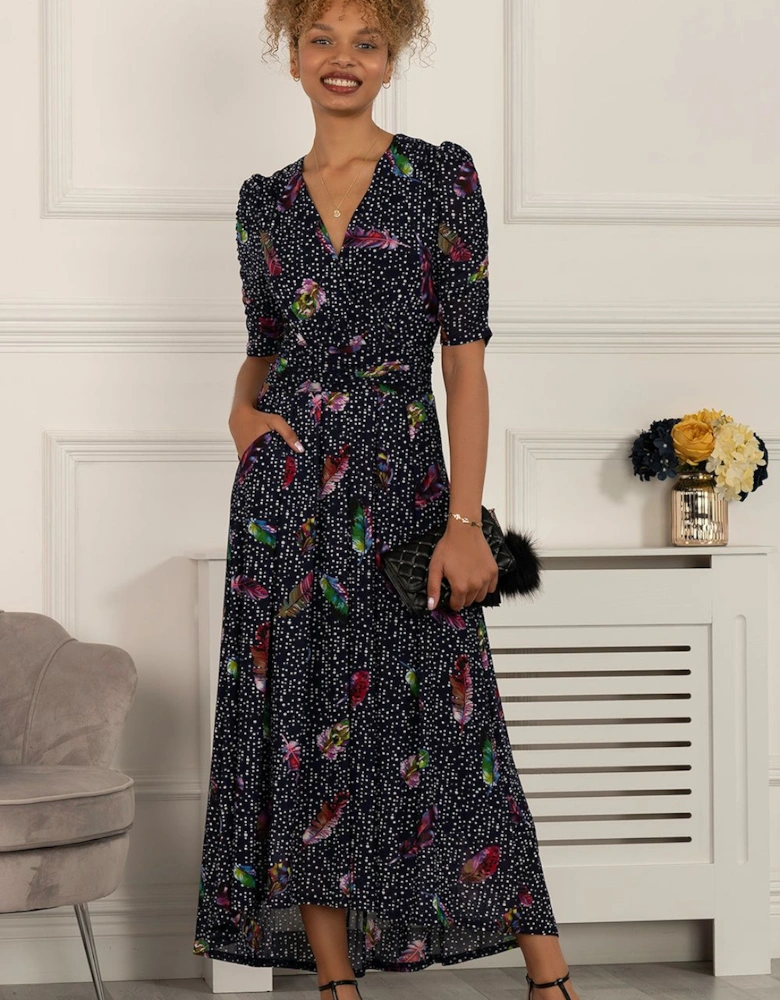 Ressie Dip Hem Maxi Dress