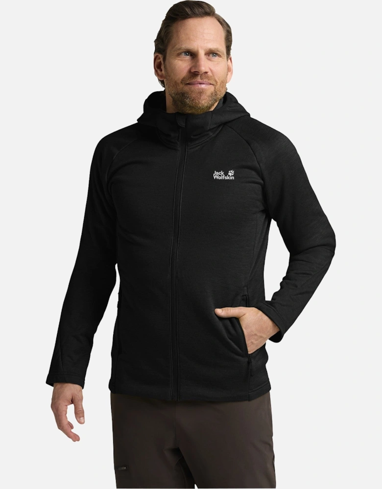 Mens Peak District Hooded Full Zip Fleece