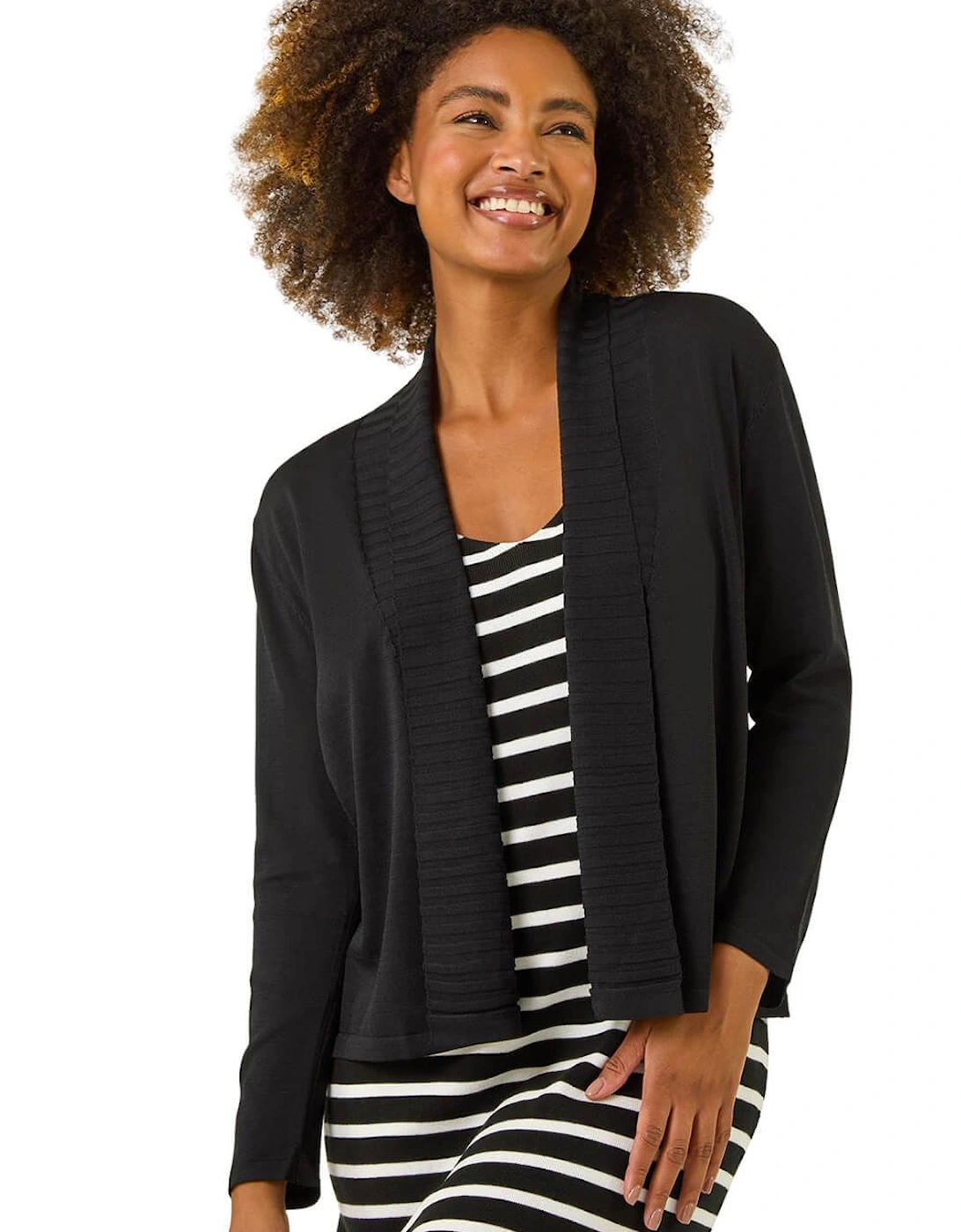 Ribbed Detail Shrug, 2 of 1