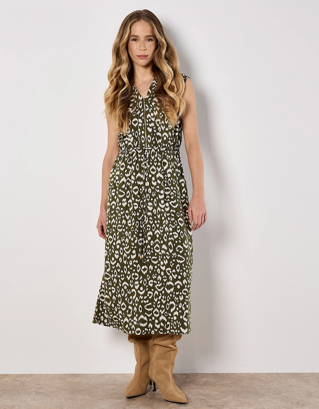 Animal Print Midi Dress, 2 of 1