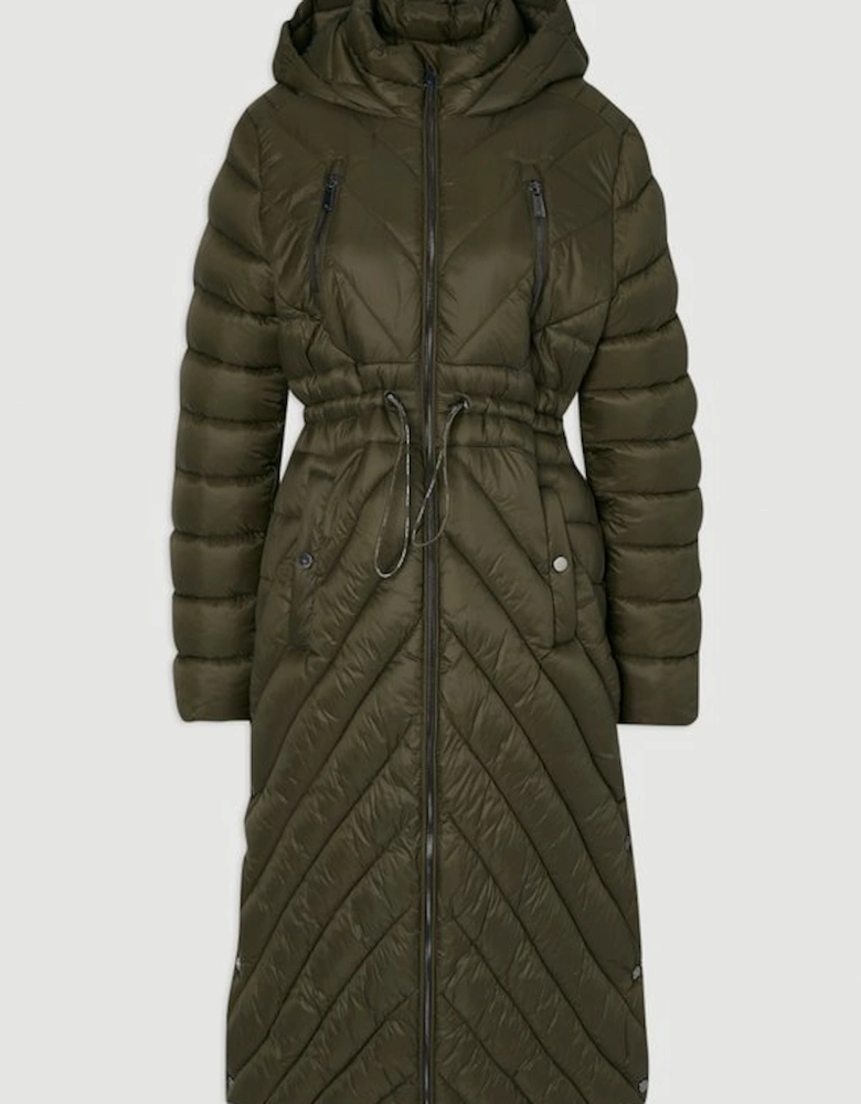 Plus Size Lightweight Knee Length Packable Coat