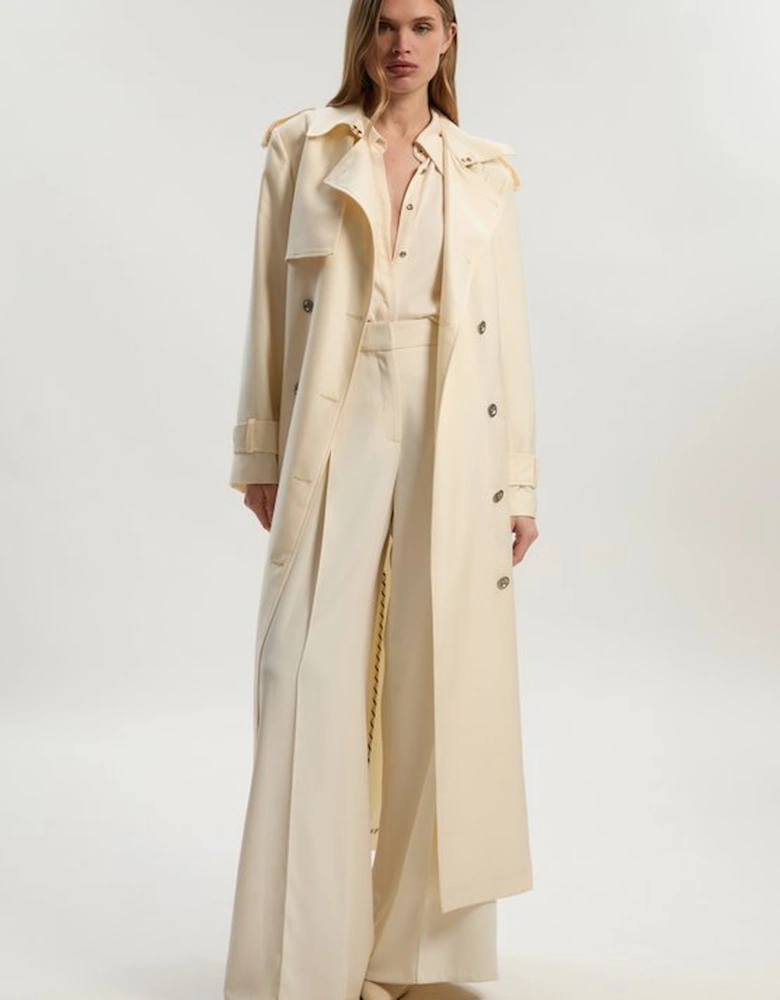 Soft Signature Trench Coat