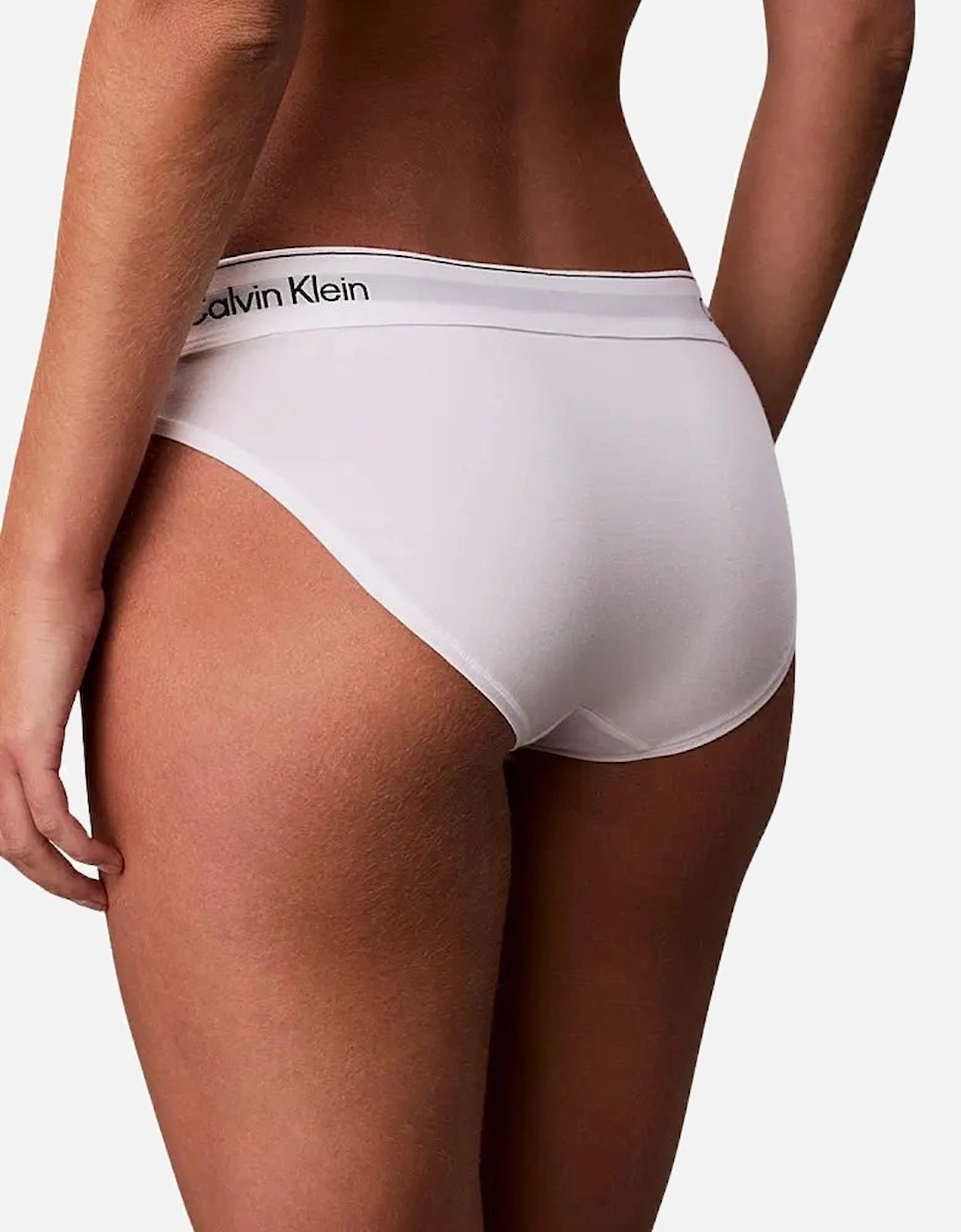 Icon Cotton Modal Bikini Brief, White