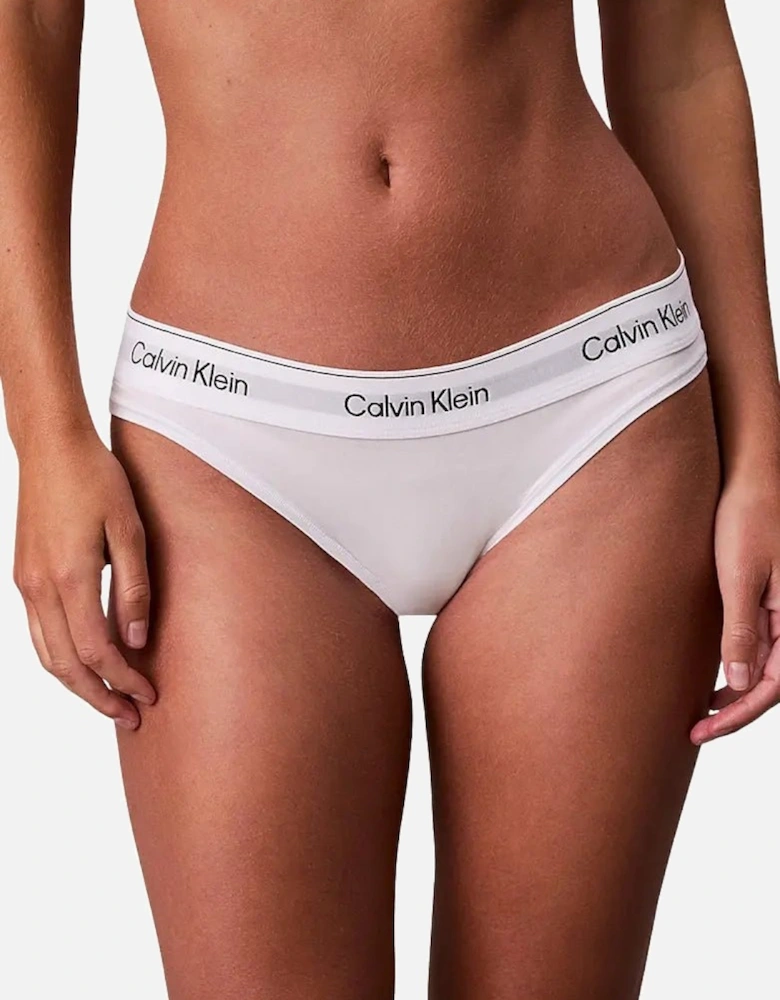 Icon Cotton Modal Bikini Brief, White