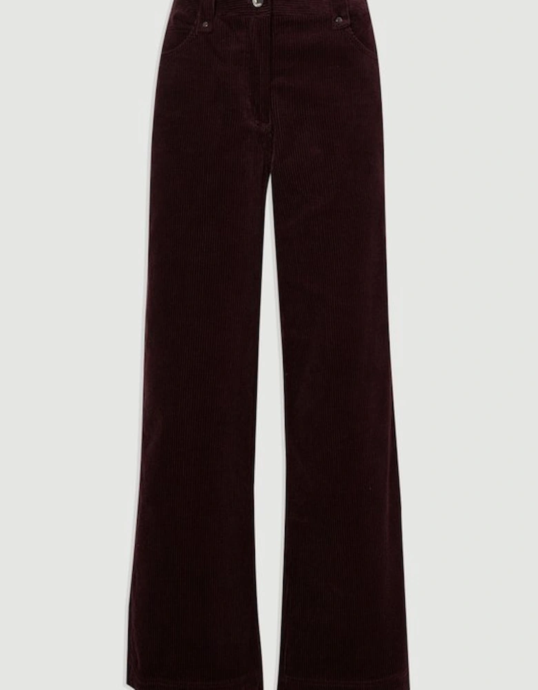 Cord Straight Leg Trouser