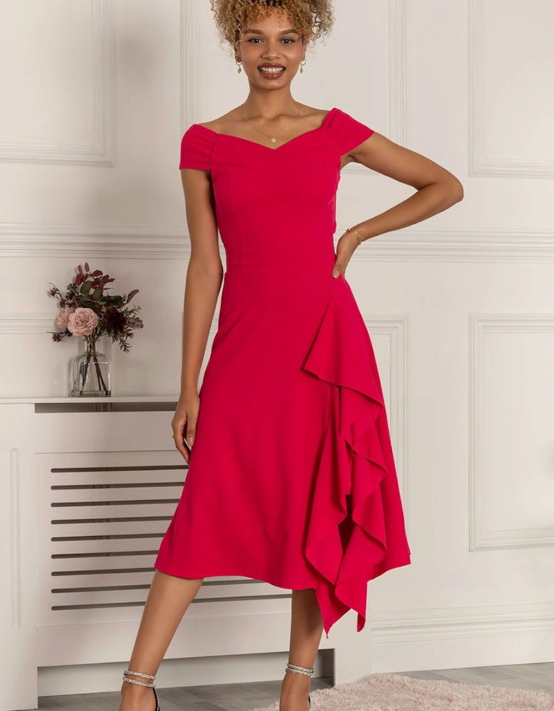 Desiree Frill Fit & Flare Dress