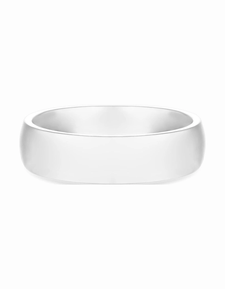 Sterling Silver 925 with Cubic Zirconia Wedding Band Ring