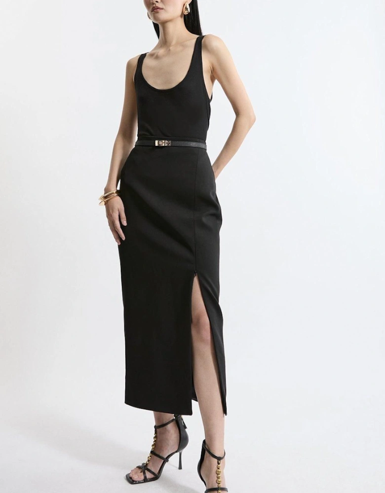Petite Tailored Midaxi Skirt