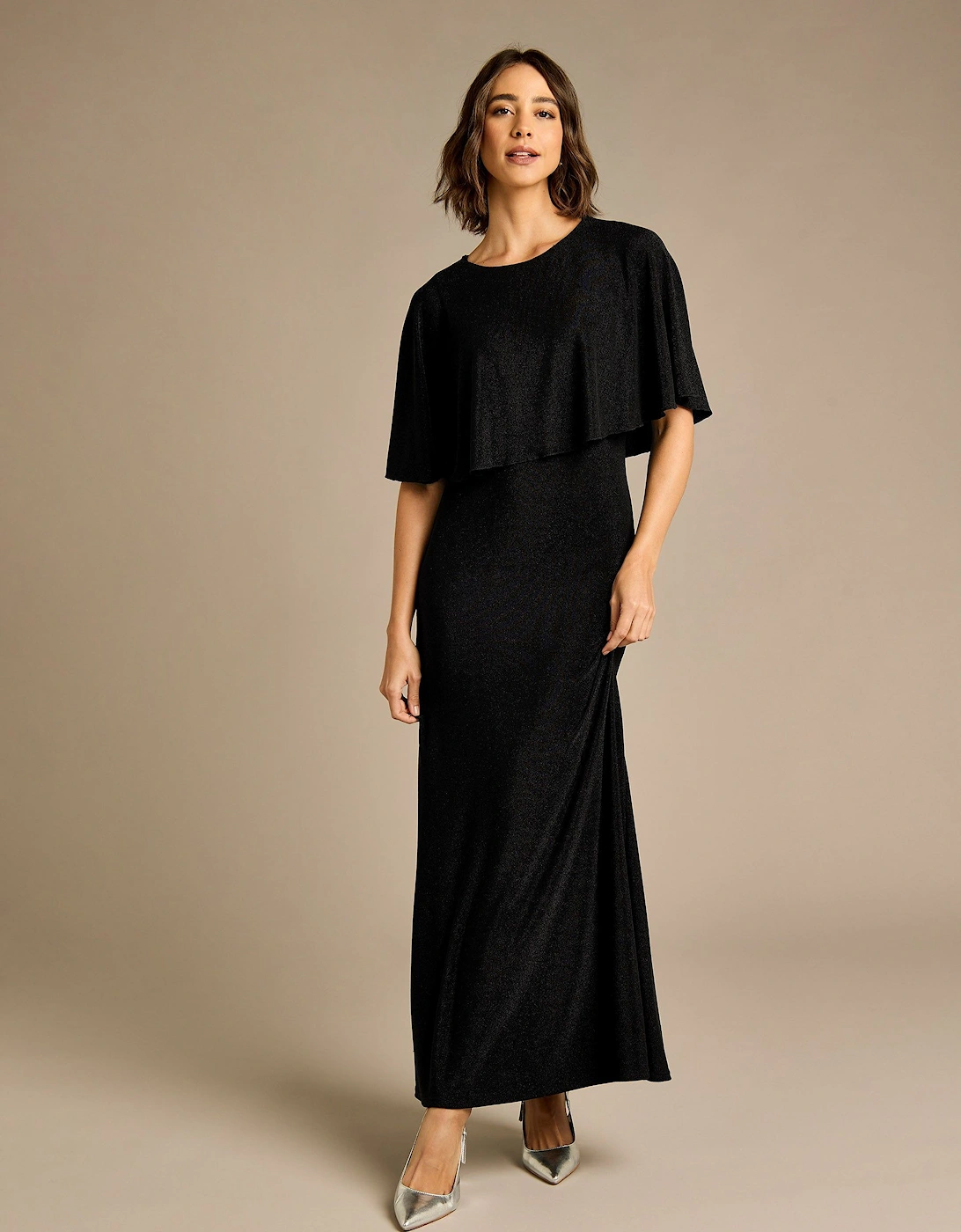 Rachel Black Sparkle Jersey Maxi Dress, 2 of 1
