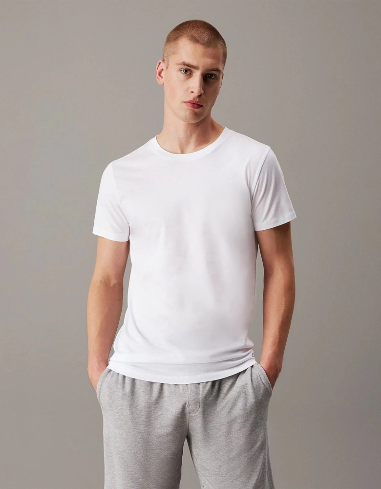 100% COTTON 3 Pack Mens T-Shirts Black/Grey Heather/White