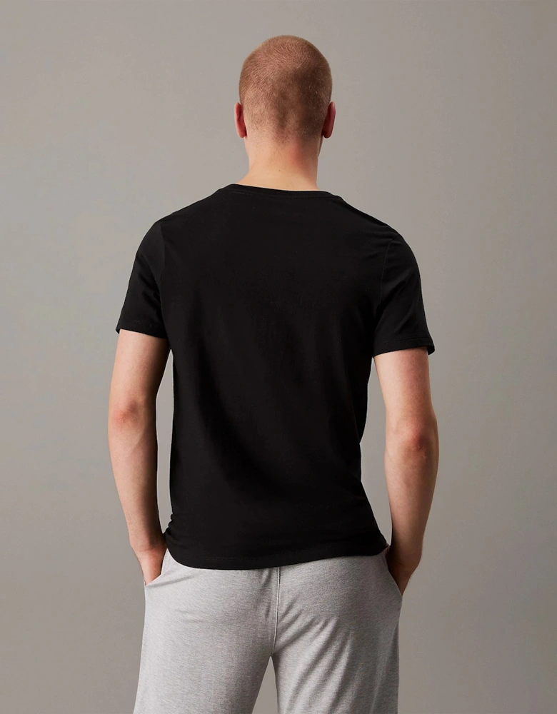 100% COTTON 3 Pack Mens T-Shirts Black/Grey Heather/White
