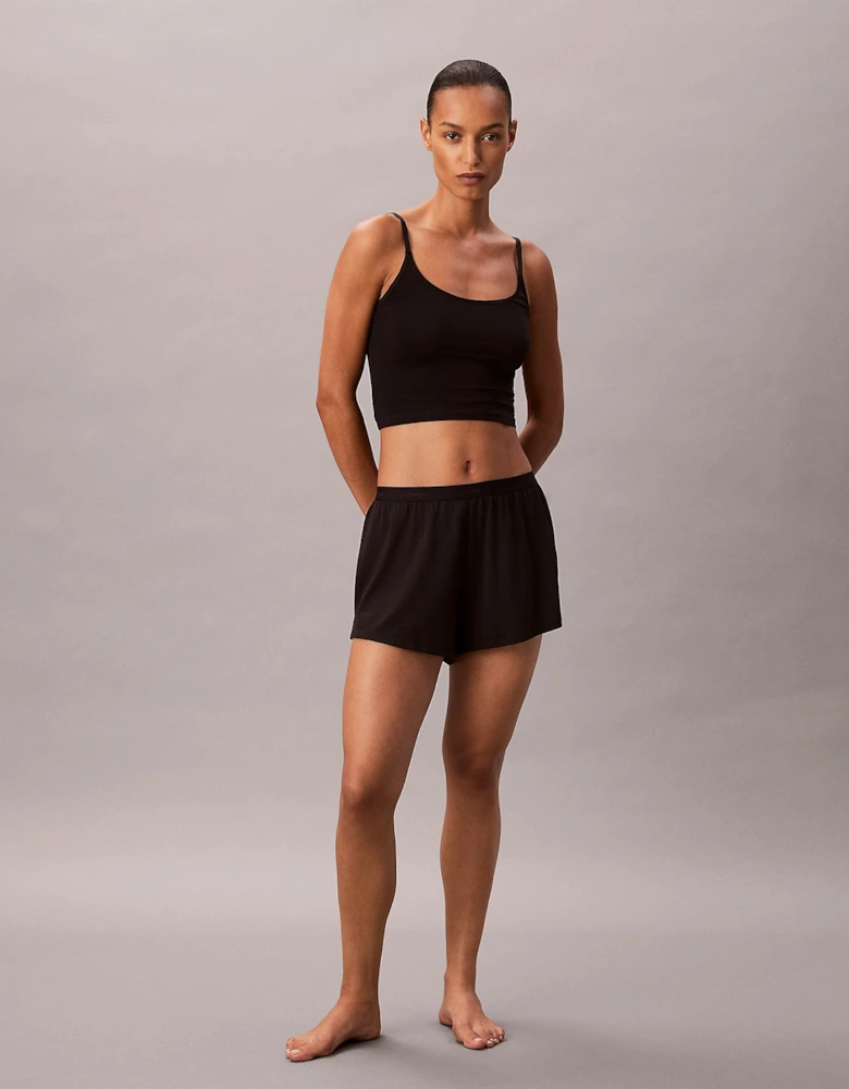 ULTRA SOFT MODAL Womens Lounge Shorts Black