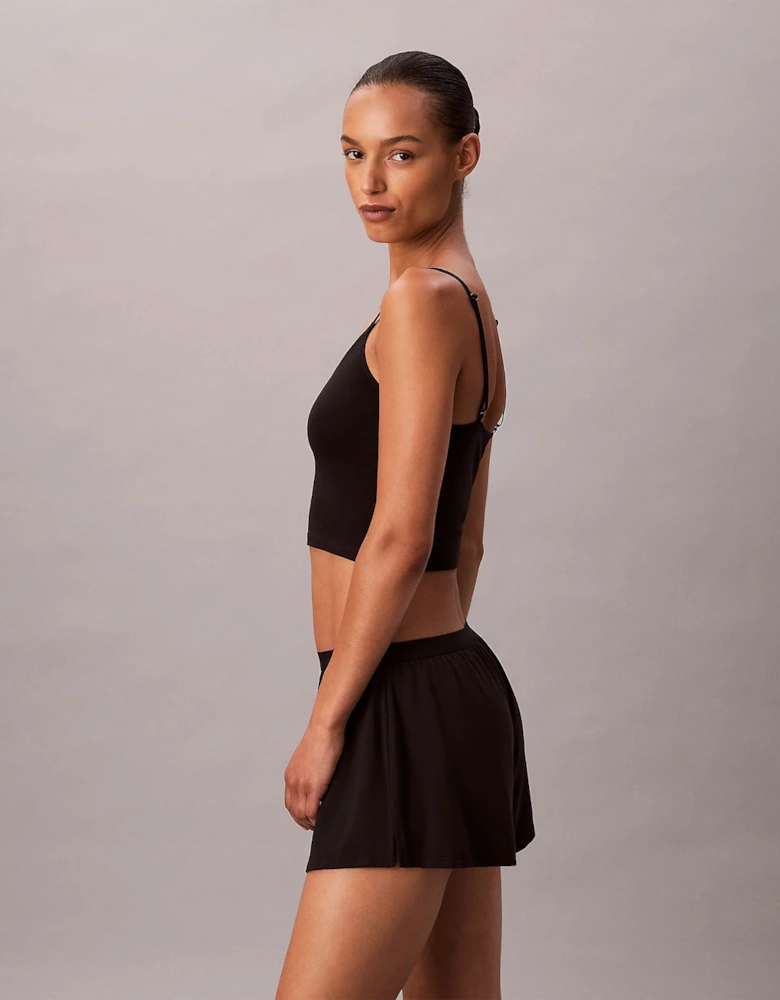 ULTRA SOFT MODAL Womens Lounge Shorts Black
