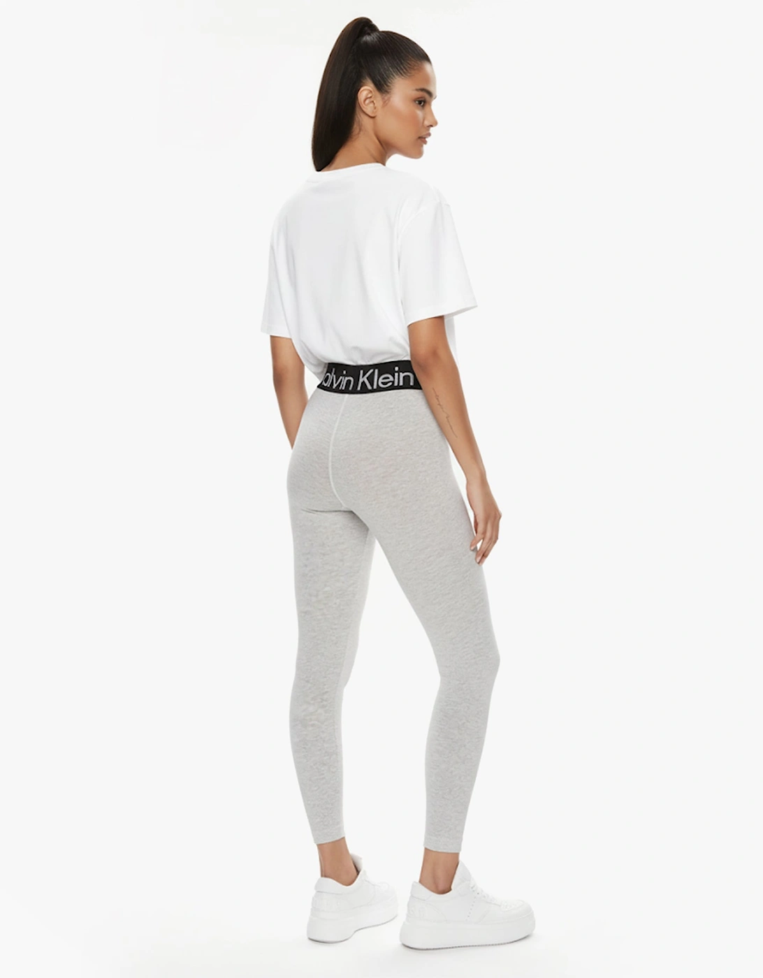 LOGO Waist Leggings Grey