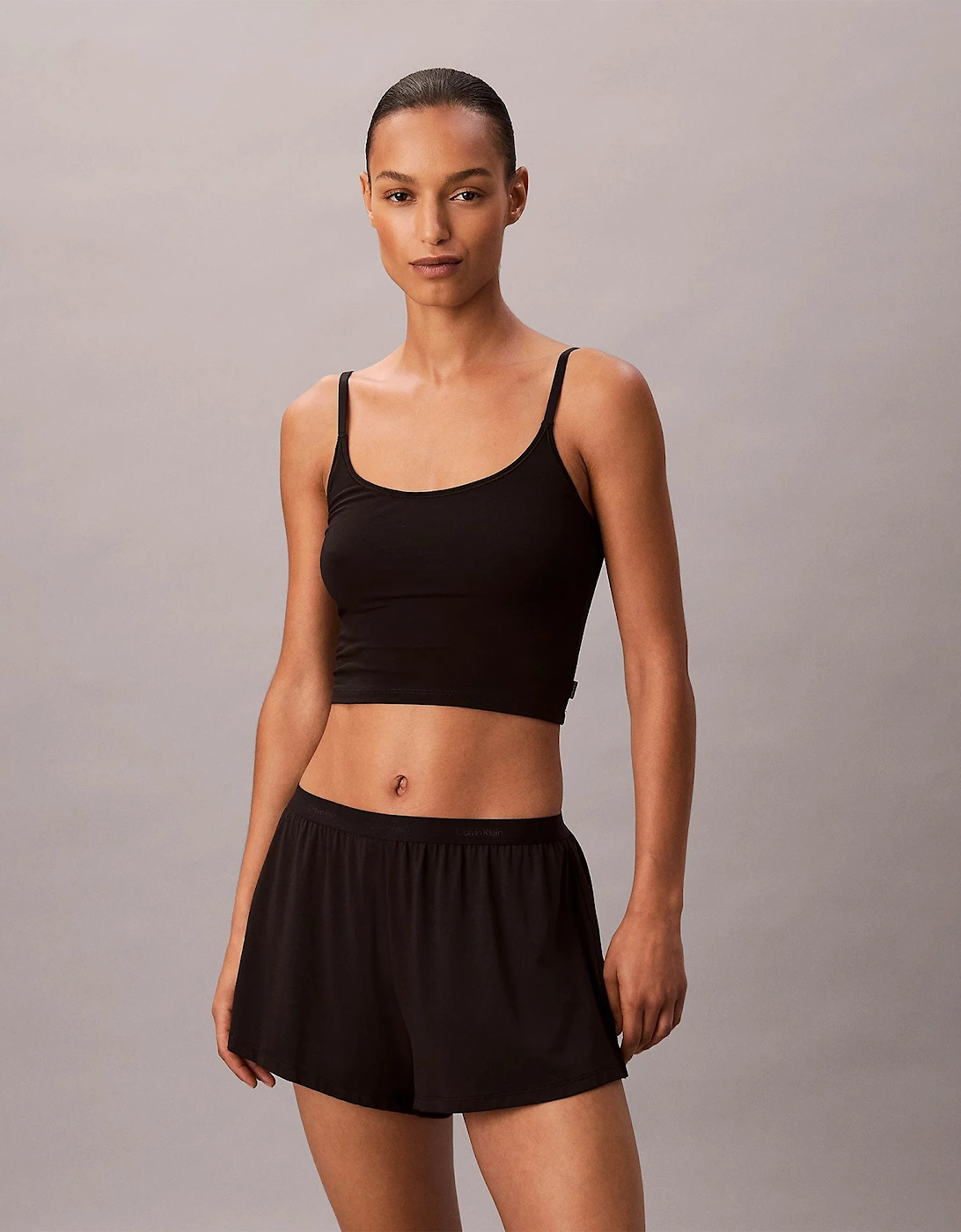 ULTRA SOFT MODAL Womens Lounge Shorts Black