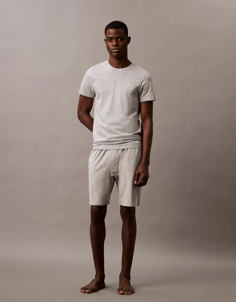 100% COTTON 3 Pack Mens T-Shirts Black/Grey Heather/Glacier