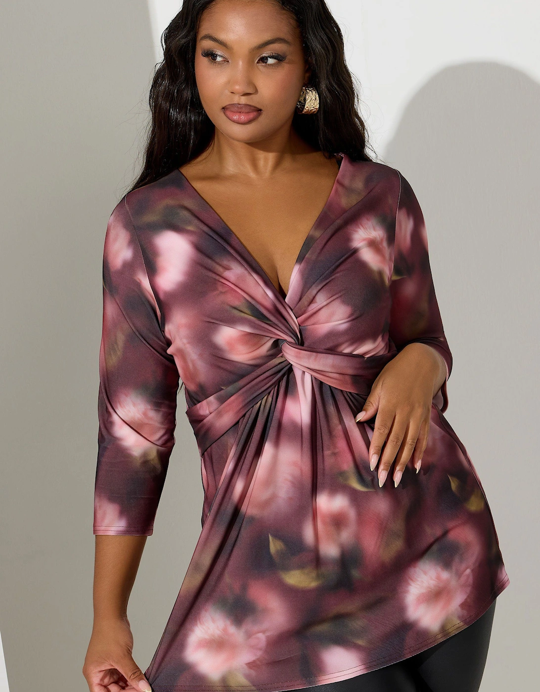 Floral Knot Front Top, 2 of 1