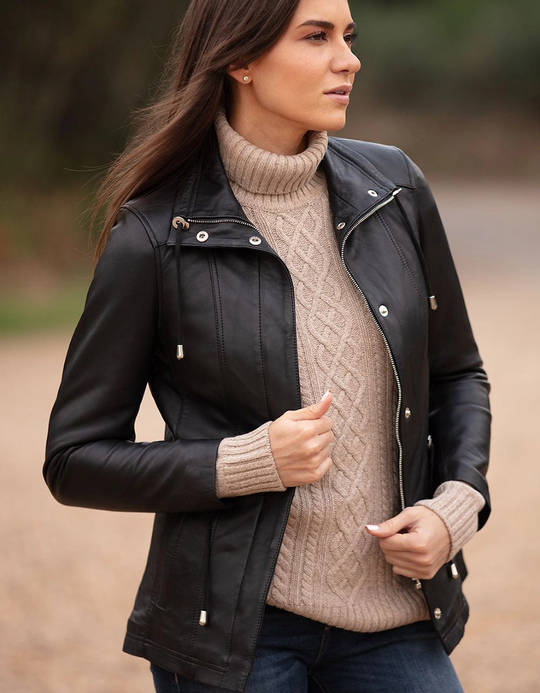 Versatile Real Leather Casual Jacket, 2 of 1