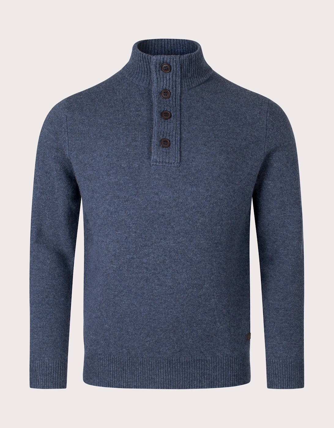 Essential Patch Quarter Zip Knitted Jumper, 5 of 4